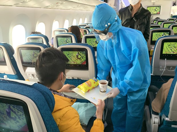 Chuyến bay từ Hàn Quốc về Việt Nam